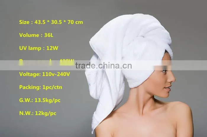latest products in market 36L UV hot towel disinfection cabinet /used beauty salon furniture