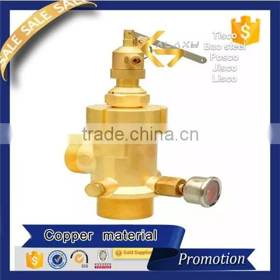 Fire extinguisher bottle valve