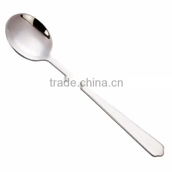 Solid Serving Spoon Stainless Steel silver dispenser spoon Mirror Finish serveware for Elegant Buffet Serving