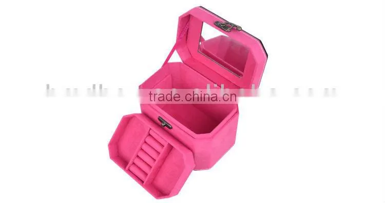 newest design fabric jewelry box ring inserts