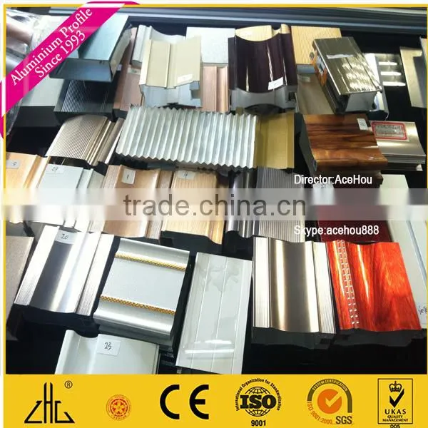 WOW!!!20 years Curtain wall powder coating extruded aluminium profiles /powder coat anodized aluminum