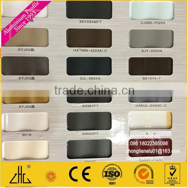 WOW!!!20 years Black powder coated security residential fence panel /Aluminum Profiles Colored With White Powder /aluminum alloy