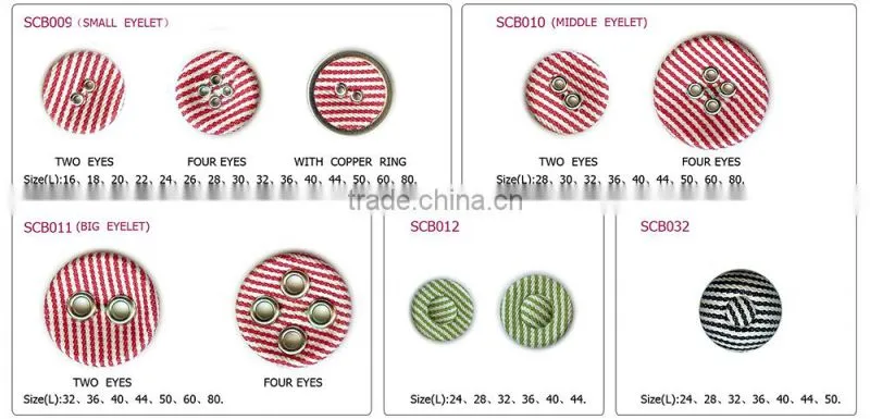 Custom made sewing buttons metal push button made in china