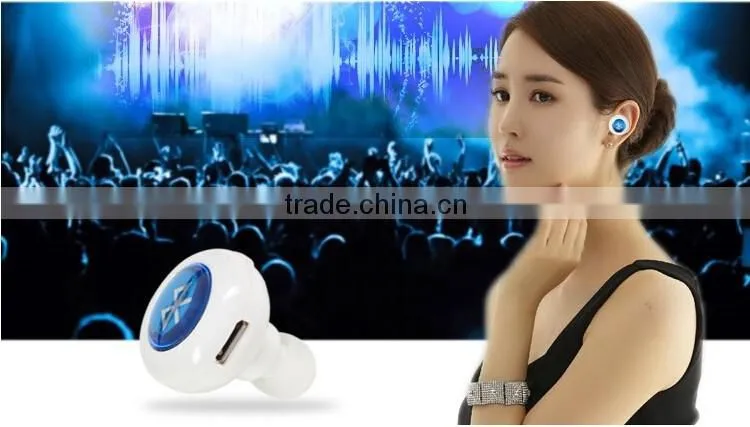 Smallest Bluetooth Wireless In-Ear Headphones Headset Stereo Earphone