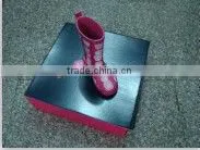 Splendid Striped Rubber Rain Shoe Boots