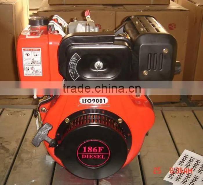 Small kama diesel engine 186F, kama diesel engine, diesel engine 10hp, 186F diesel engine