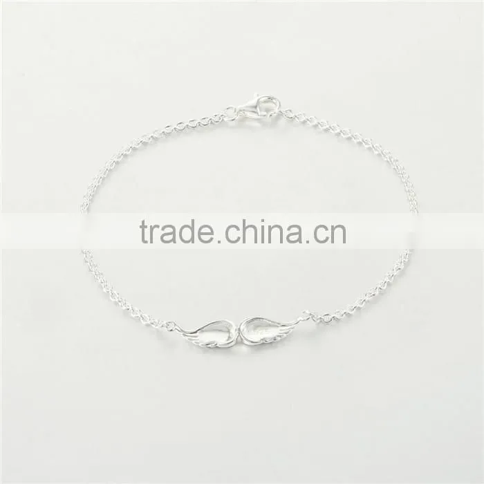 19CM China Manufacturer Ally Express Wholesale Silver Bracelet Jewelry