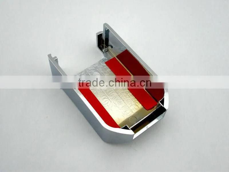 Plastic chrome push button cover