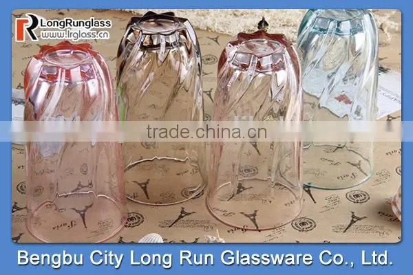 LongRun 360ml popular color tumbler glasses set fire type