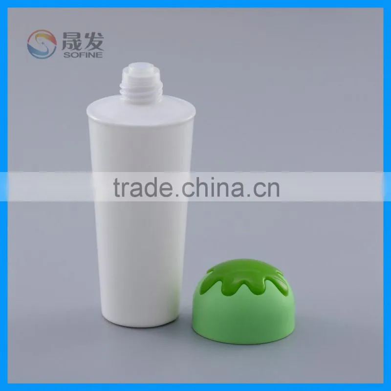Screw cap children lotion bottle