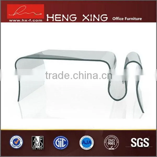 Hi-tech innovative metal and glass office desk/office table
