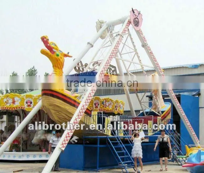 Joyful!!! outdoor kids rides electric pirate ship for sale