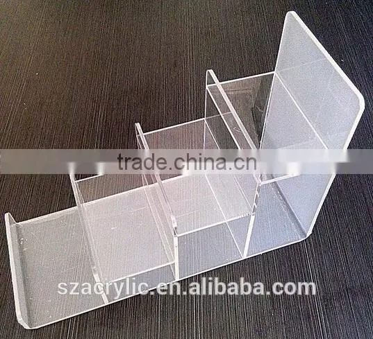 custom layers acrylic wallet display rack