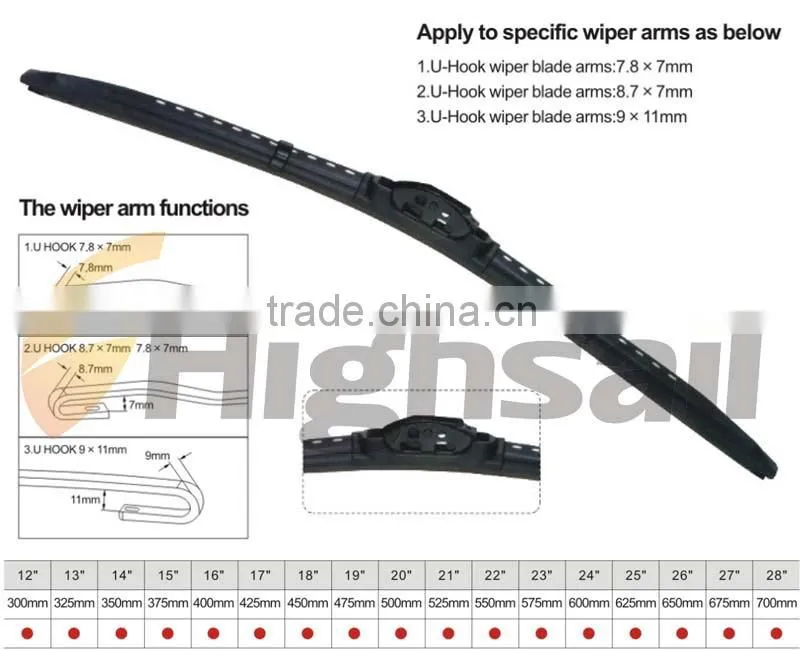 Hot Sale Clear View Wiper Blade