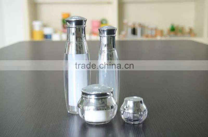 China wholesale acylic cosmetic jars luxury packing cream jar plastic containers