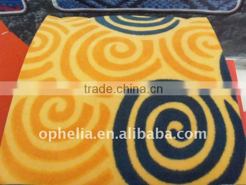 Best price 100% polyester Needle Punched Nonwoven Plain Surface Printed Carpet