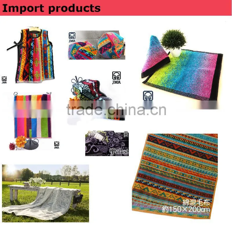Nice flower design towel and Easy to use with good absorbency made in Japan