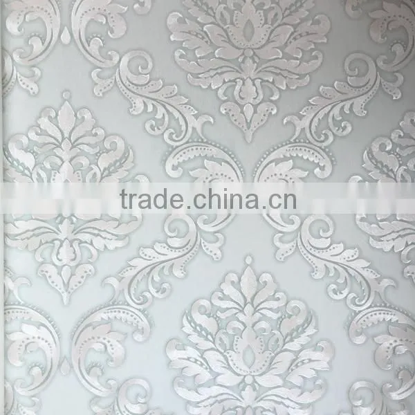 classic flower style vinyl italy wallpaper