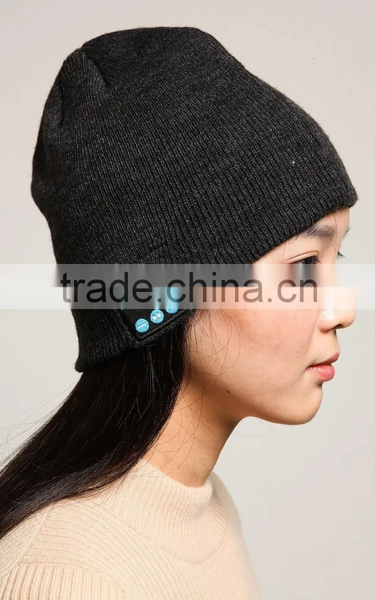 Bluetooth Beanie Hat,Winter Outdoor Sport Premium Knit Cap with Wireless Stereo Headphone