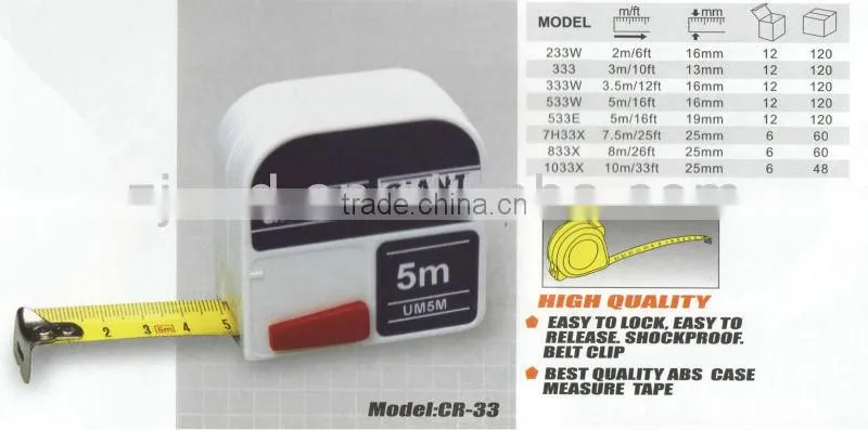 Rubber covered Power Tape/ Tape Measure