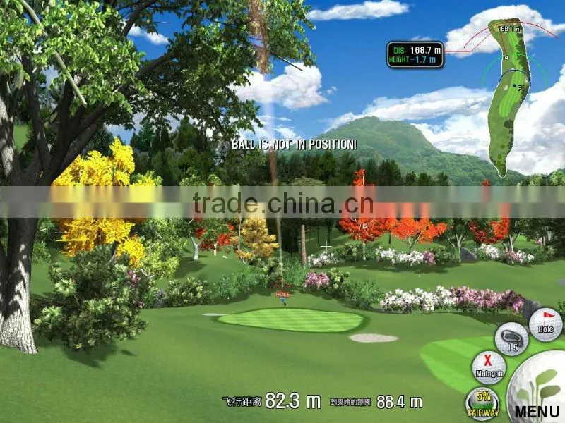 Chinese indoor simulated golf
