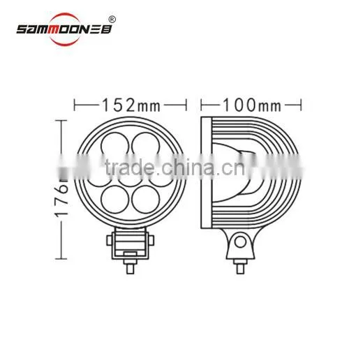 Sammoon LED work light lamps driving light head light original fctory atv suv boat