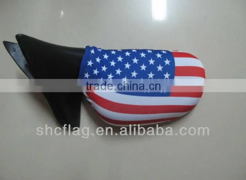 FREE Shortest delivery custom flag car mirror covers NO MOQ