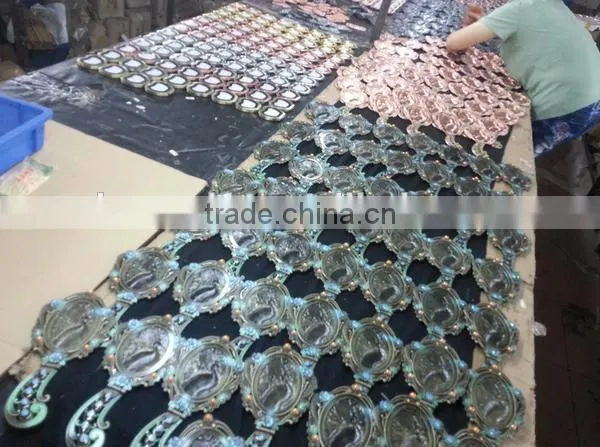 Wholesale Logo Printed 3 Case Round Metal Pill Box With Mirror