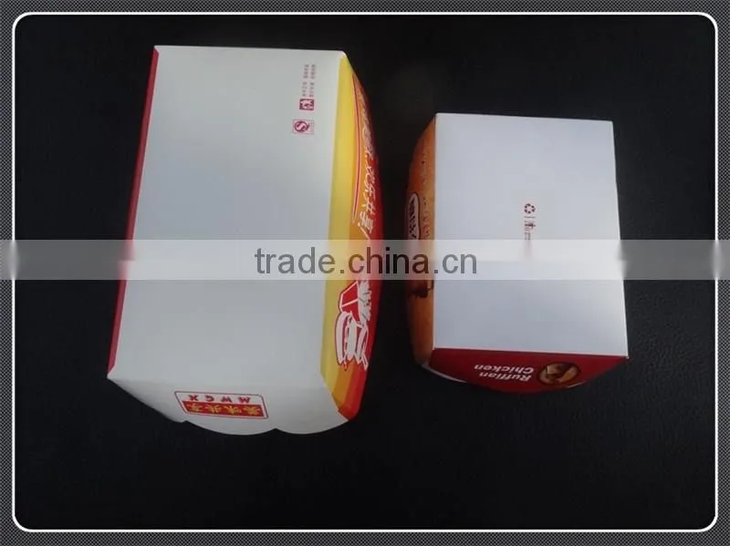 Custom Printed FDA SGS Paper Disposable Food Trays