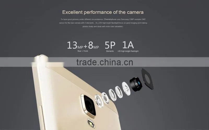 CUBOT Cheetahphone Android 6.0 MTK6753 64bit Octa Core 1.5GHz 3GB RAM 32GB ROM 13MP Rear Camera 5.5 inch 2.5D Arc Screen 5G WiFi