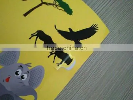 OEM Craft factory Customized One Sheet Inner Die-cut Paper Sticker