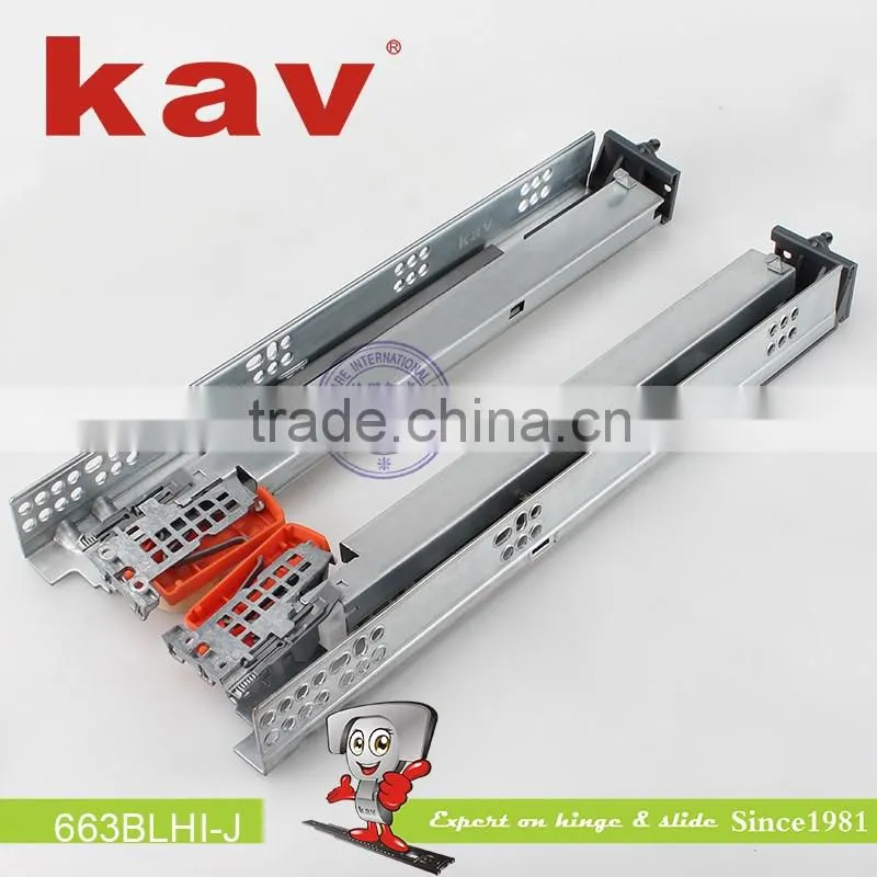 America soft closing concealed slide full extention undermount drawer slide