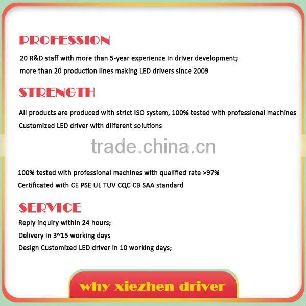 Made in China 20W Constant Current Led Drivers Indoor High Quality Led Driver