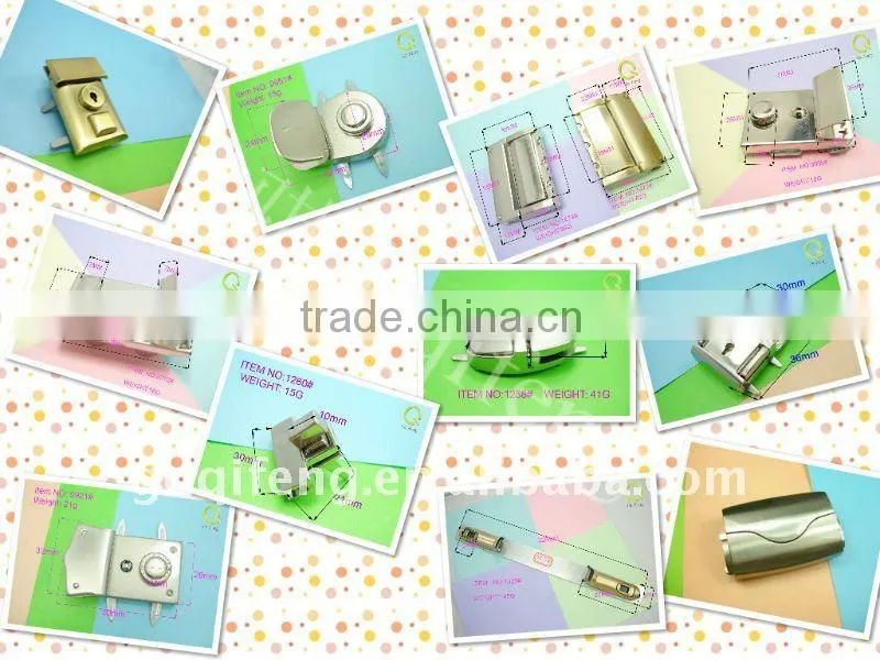 India market top sell item iron bag lock 9972#