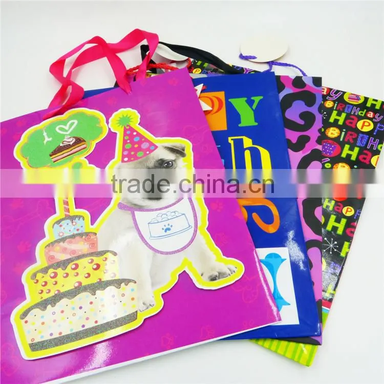 Coated paper gift bag new product packaging paper bag free sample