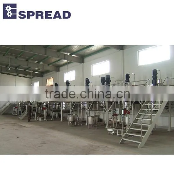 Industrial paint production line