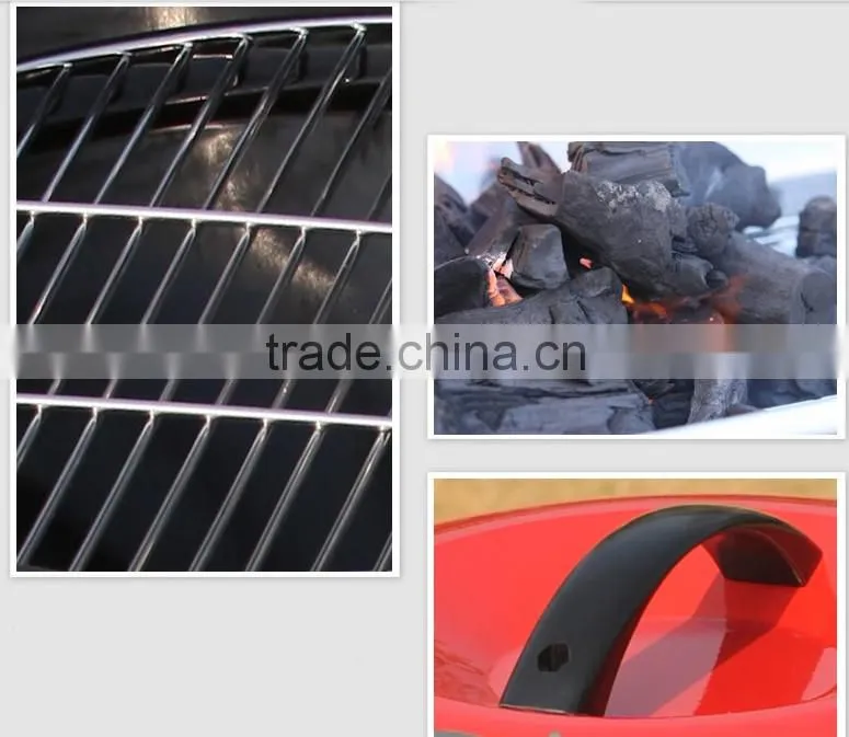 large size apple grill Outdoor Portable Charcoal bbq Grill