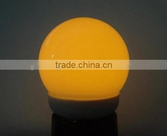 Globe Shape 1W/3W G45 LED color Bulb