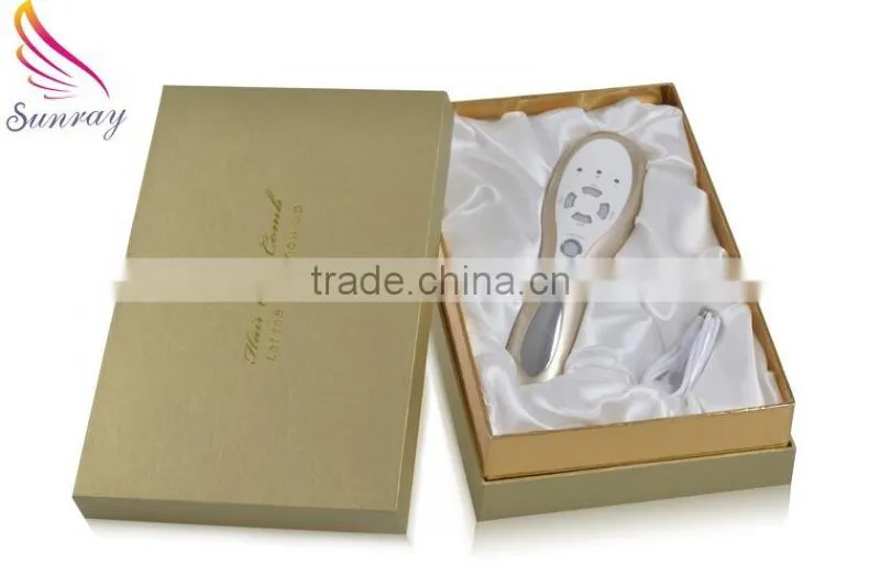 China Manufacturer Electric Hair Growth Laser Comb with LED Red & Blue Light Therapy