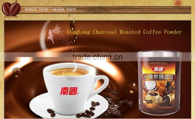 Canned Coffee Charcoal Coffee 3 in 1 Coffee Powder 360g