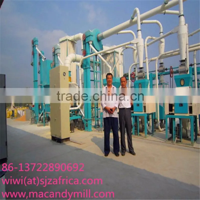 Turnkey project corn flour grinding machine corn grits machine