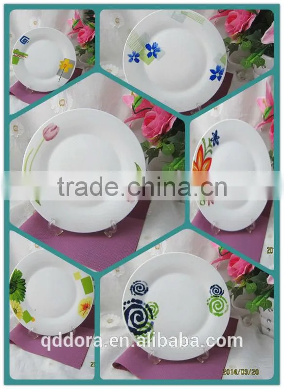 ceramic decorate dinner plate with custom design,ceramic easter plates
