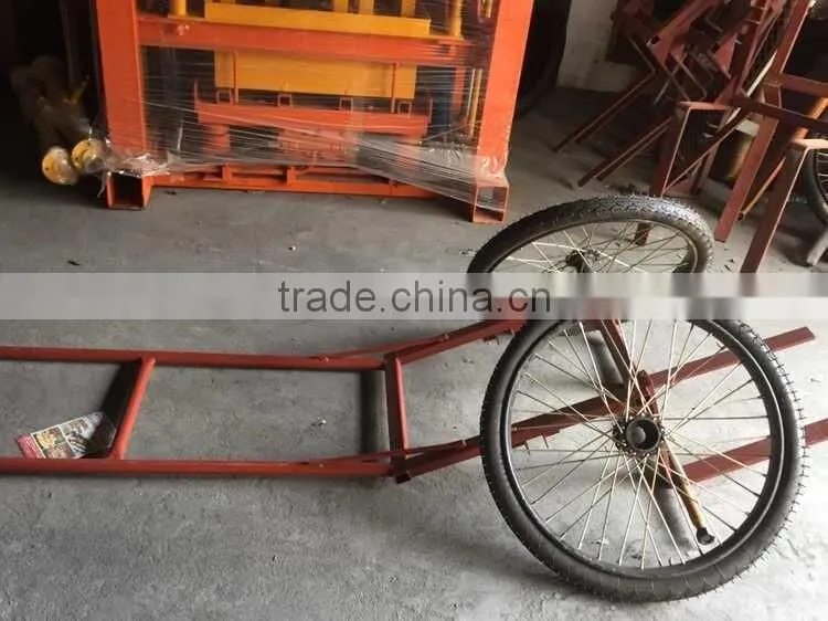 Vibrate electric concrete brick moulding machine QTJ4-40