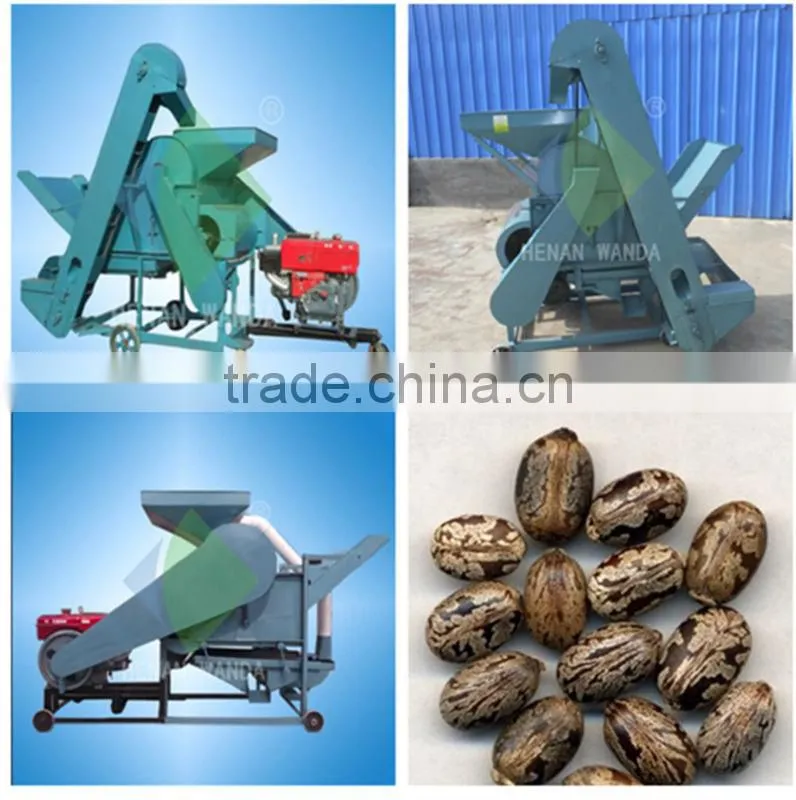 high quality castor shelling machine /Factory price castor seed deshelling machine