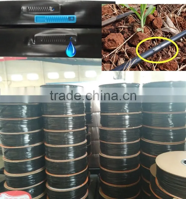 farmland plastic flat emitter drip irrigation pipe price