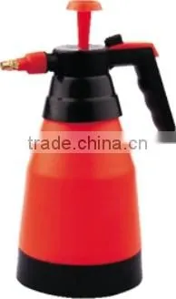 1L Red Garden Bottle Sprayer,PP Handle Pump Garden Sprayer