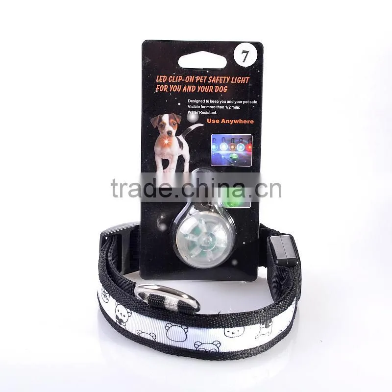 2015 new year led flash dog tag