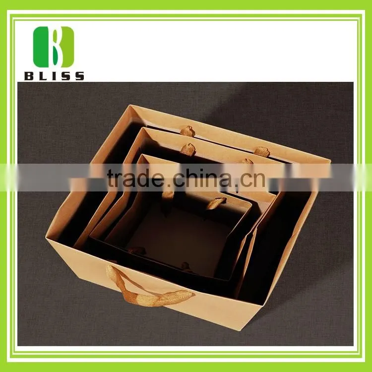 OEM Custom Design promotional cheap kraft paper bag