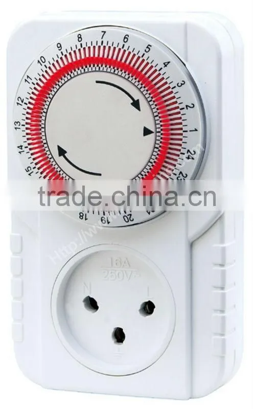 good design 24hours low price timer socket
