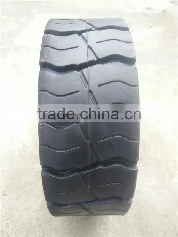 China Good Quality 12x4 1/2 x8 Press-on Solid Tyre 12x4 1/2 x8 for Hyster E60 trailers